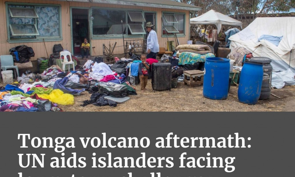 Tonga volcano