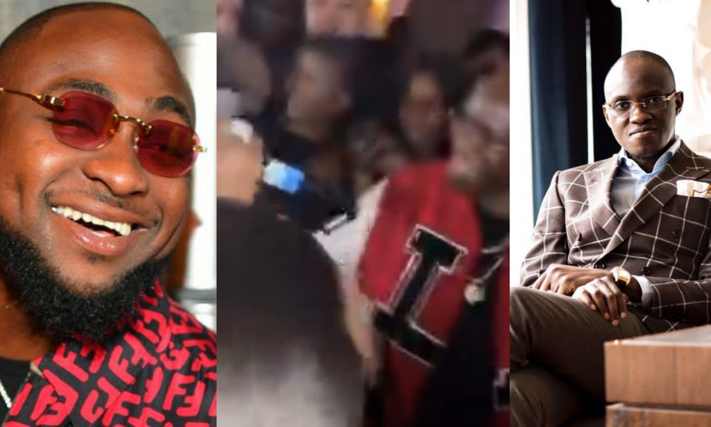 REACTIONS  FOLLOW AS DAVIDO SPRAYS PASTOR TOBI ADEGBOYEGA SOME BUNDLES OF CASH
