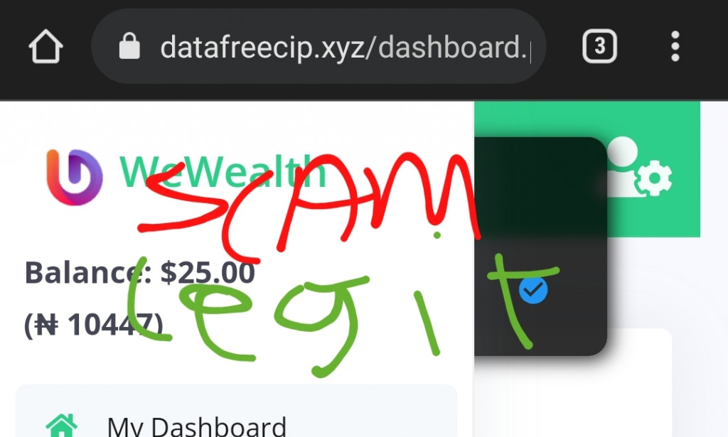 WeWealth App Review – Scam or Legit? (datafreecip.xyz & 4gfreewcm.xyz)