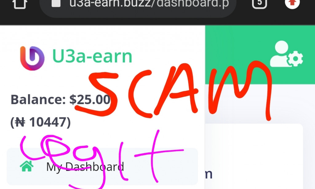 u3a-earn.buzz Reviews Scam or Legit Register Login how U3a earn  works