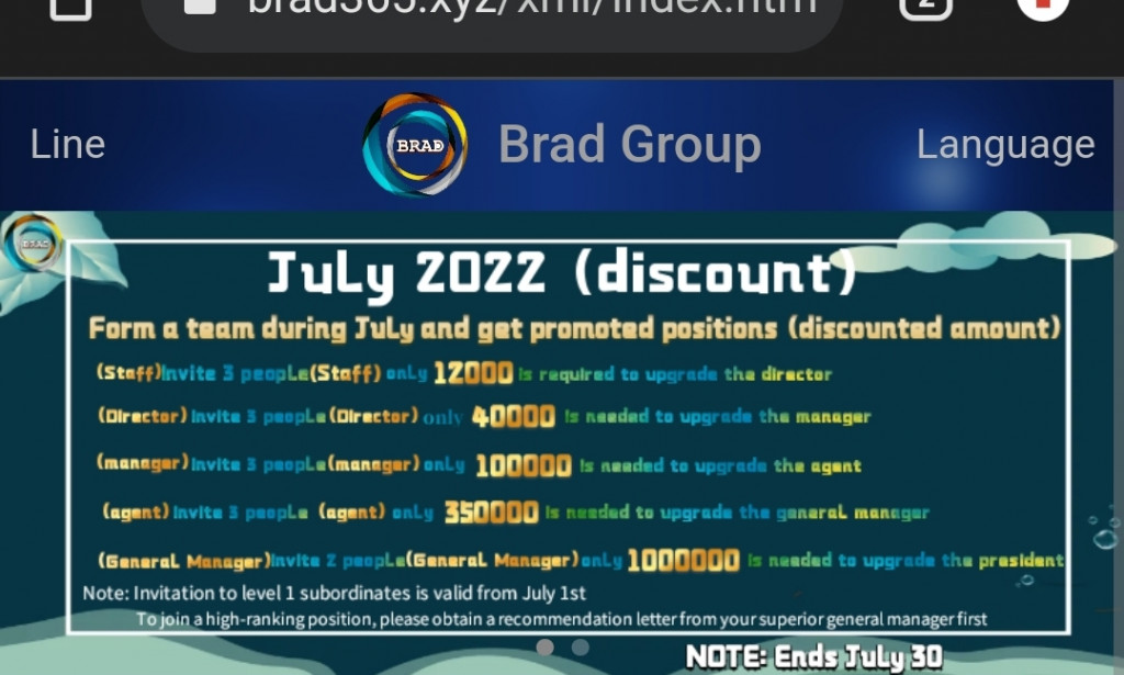 Brad Group Review Scam or Legit Register Login how brad365.xyz works