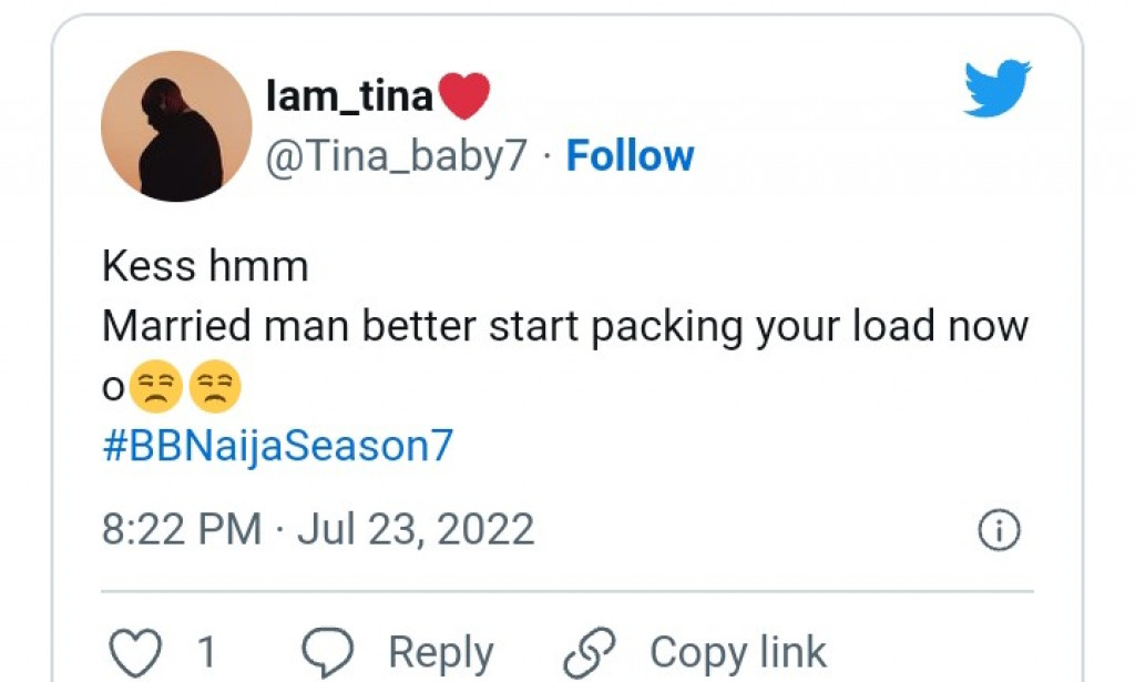 BBNaija S7: Fans tackles Kess, the married house mate