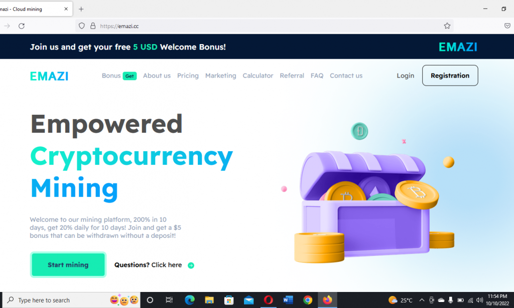 Emazi Review Scam or Legit Register Login how Emazi.cc App works