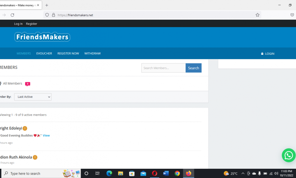 Friendsmakers.net Review Legit or Scam Login Sign up