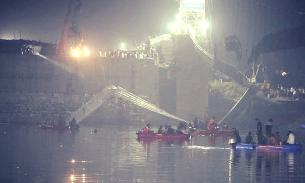 Gujarat: Bridge collapse in Morbi