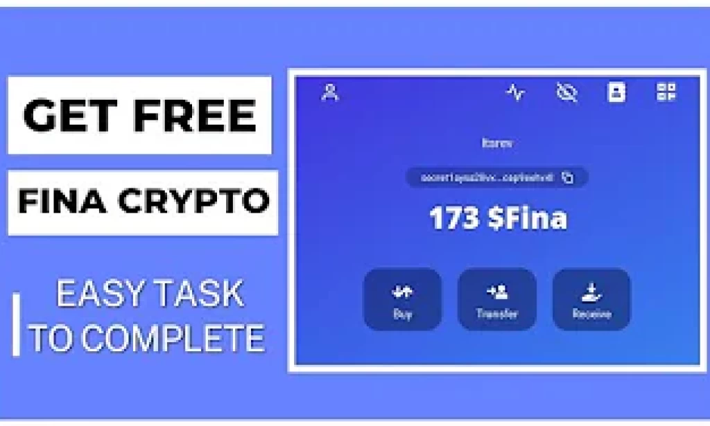Fina Cash wallet: How To Get Free 173 $Fina Crypto By Doing Easy Task!