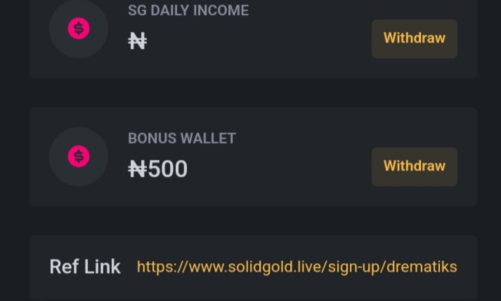 Latest Investment platform solidgold.live review