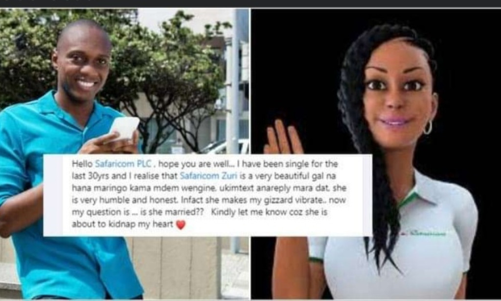 Kenyan Man's Plea To Date Safaricom's Chatbot Zuri Goes Viral