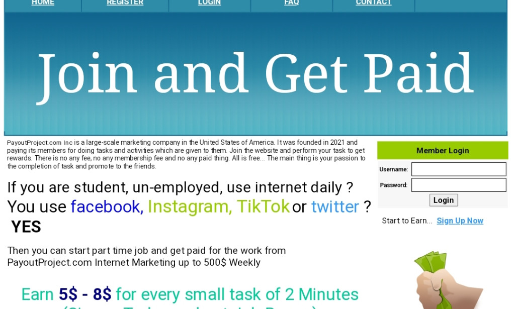Beware of PayoutProject.com - A Scam Exposed