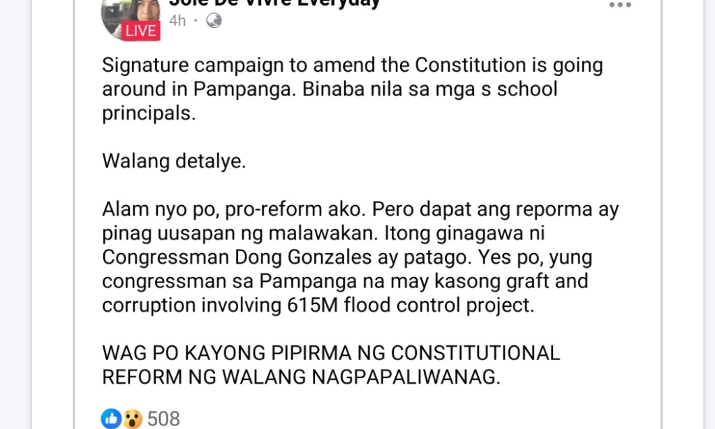 The Ongoing Debate Over Constitutional Reform in the Philippines