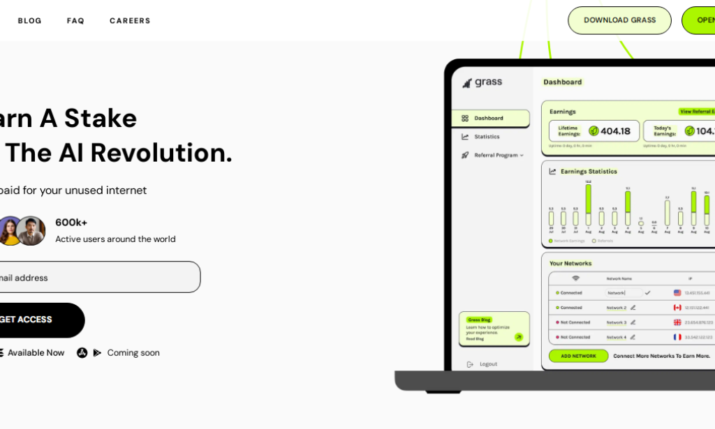 GetGrass.io Review | Share your Internet Earn Money