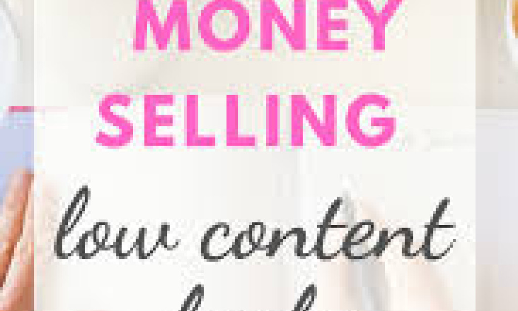How to Make Money on Amazon Kindle from Low Content or No Content Books