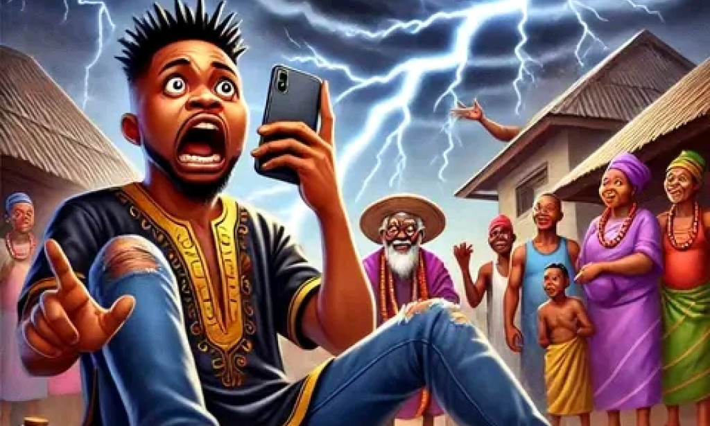 The day my village people sent thunder to my phone