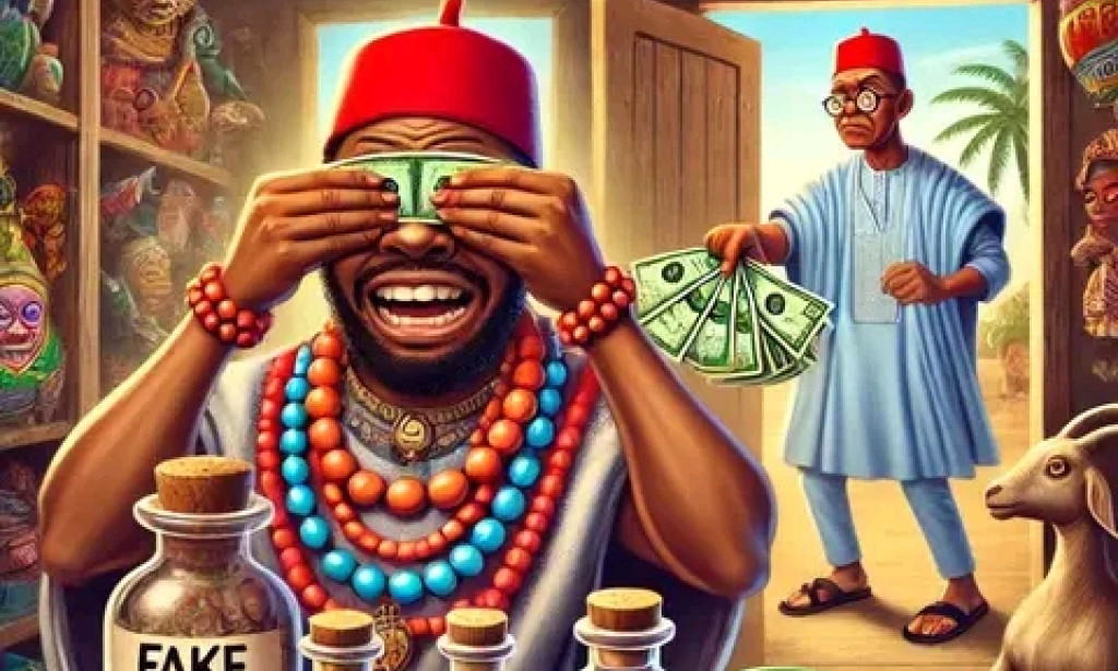 The Herbalist's fake vision