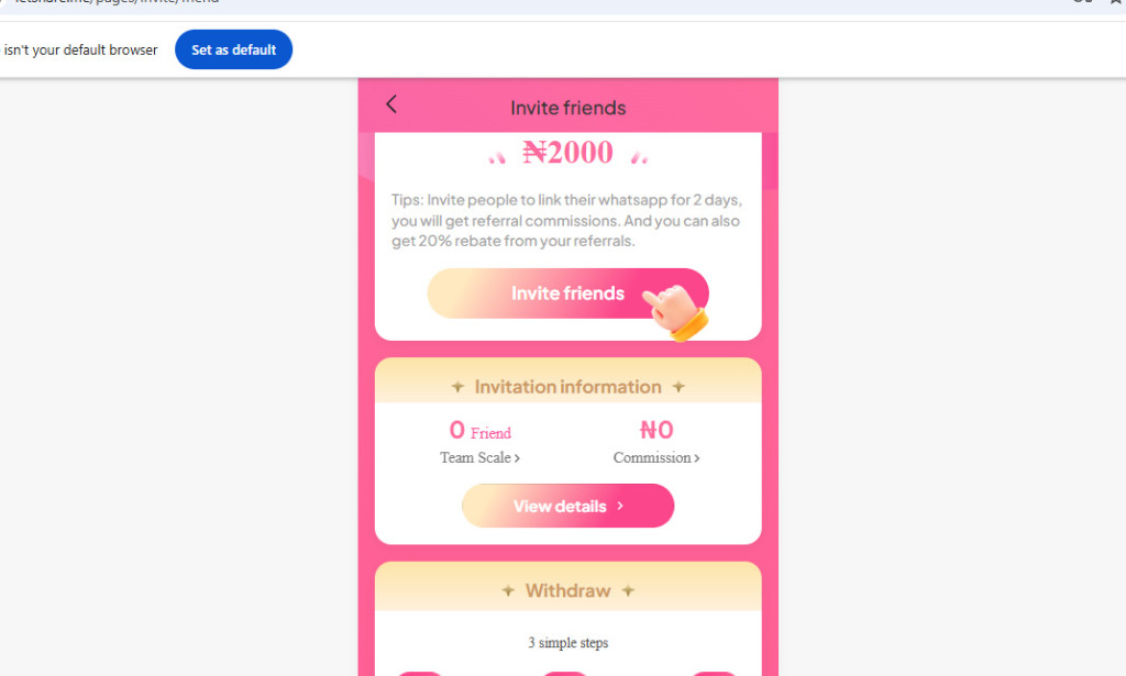 Letshare.me Review: Legit or Another Fake WhatsApp Earning App?