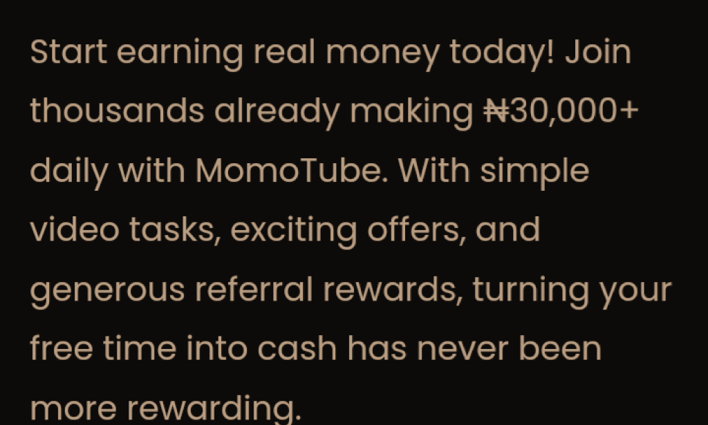 Why it's obvious that momotube.com is a scam