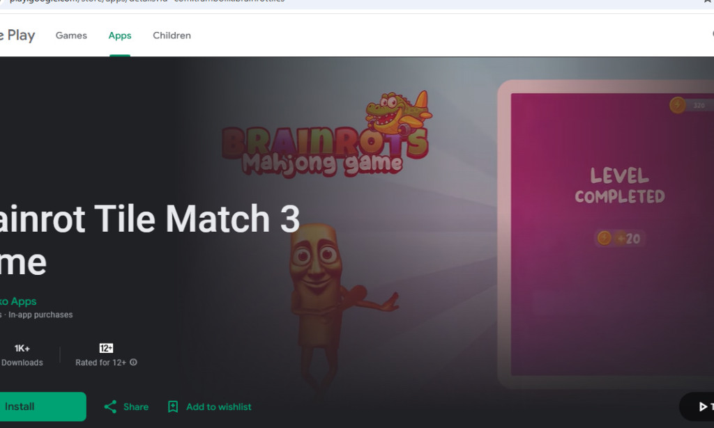 Brainrot Tile App Review (2025) — Legit or Scam?