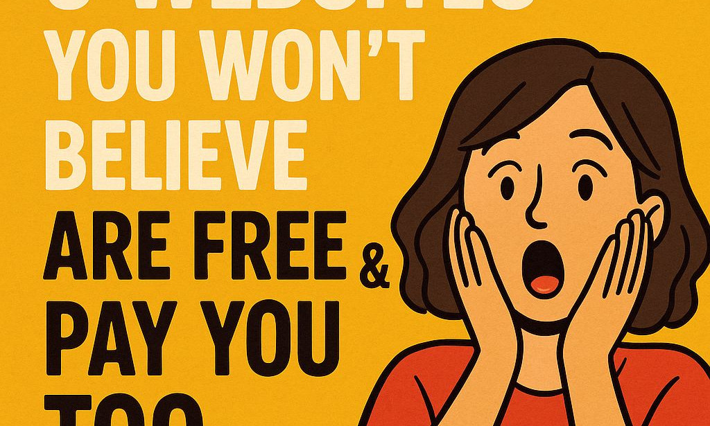 5 Websites You Won’t Believe Are Free & Actually Pay You Too