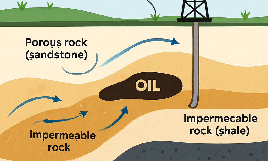 The Circulation of Crude Oil Beneath the Earth’s Surface