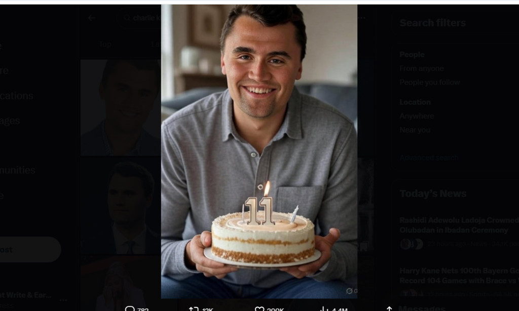 Charlie Kirk impact on his fans on starbucks