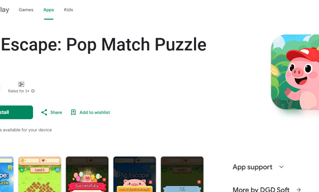 Pig Escape – Pop Match Puzzle Review: Scam or Legit Cash Game?