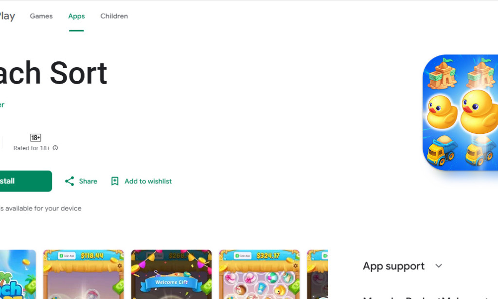 Beach Sort – Fake $124 Bonus or Legit Cash Game?