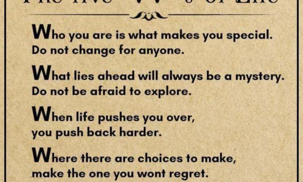 LIFE IS A JOURNEY OF CROSSROAD