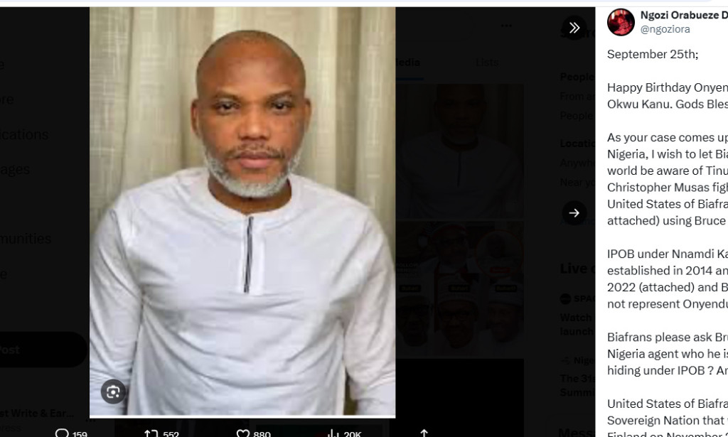 Justice James Omotosho of the Federal High Court in Abuja, has adjourned the trial of the leader of the indigenous people of Biafra Nnamdi Kanu on until October 16th.