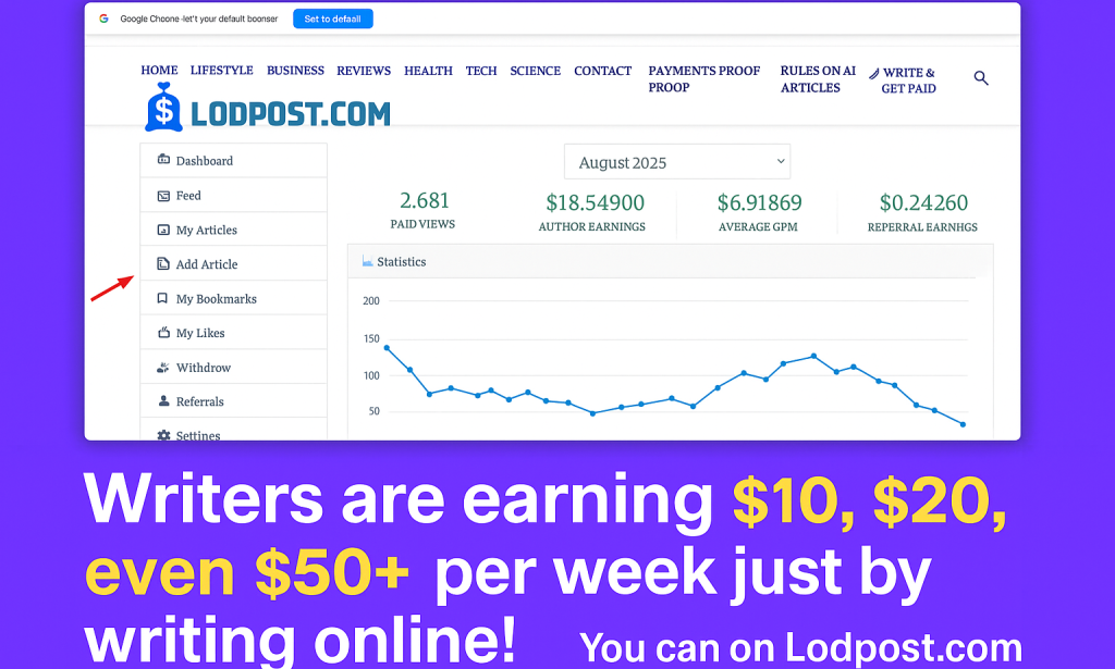 💸 Top Hidden Secrets I Used to Make $5,000 from LodPost.com in Just One Month