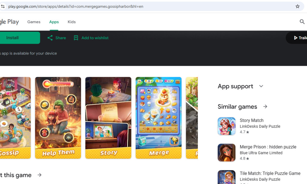 Gossip Harbor: Merge and Story Review – Is It a Scam or Legit Game?