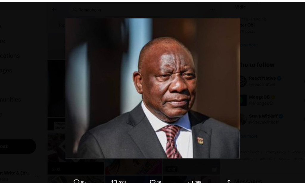 Ramaphosa Sets G20 Agenda Under Theme: “Solidarity, Equality and Sustainability”