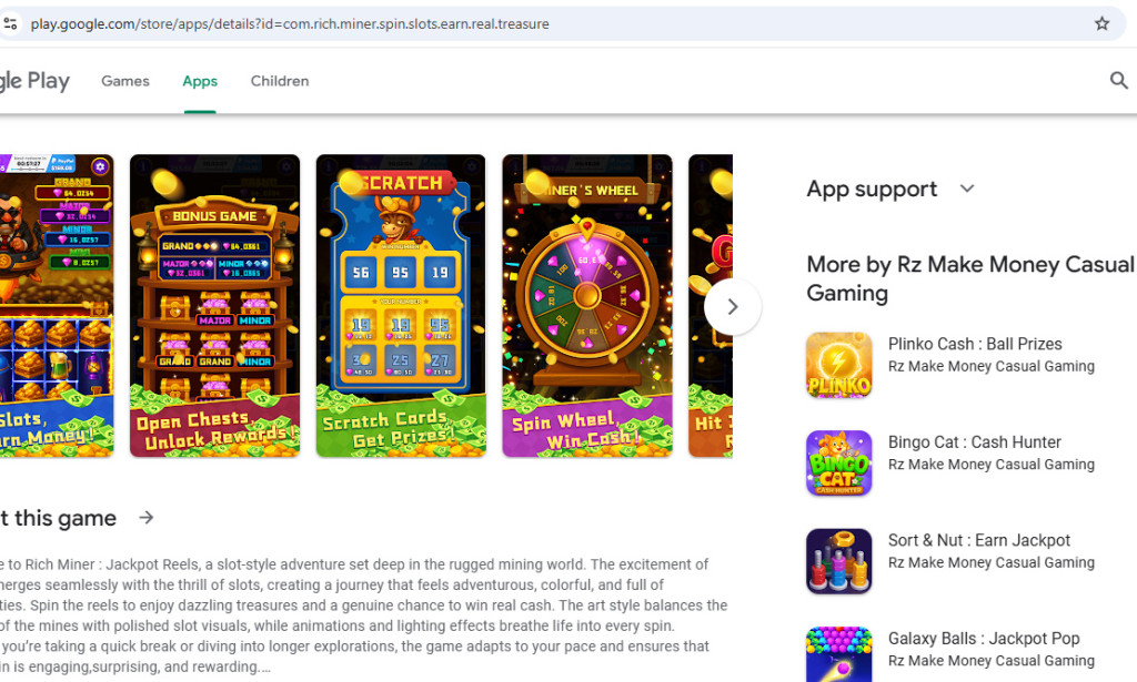 Rich Miner: Jackpot Reels – Scam or Legit? Full Review