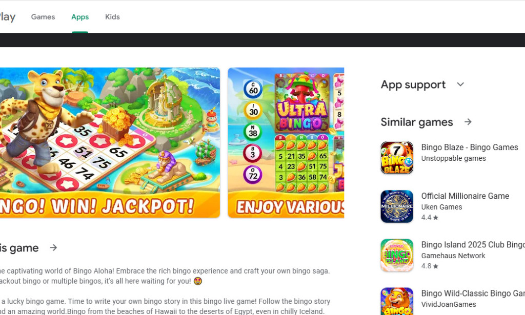 Bingo Aloha App Review – Fake Cash Earning Bingo Scam Exposed 2025