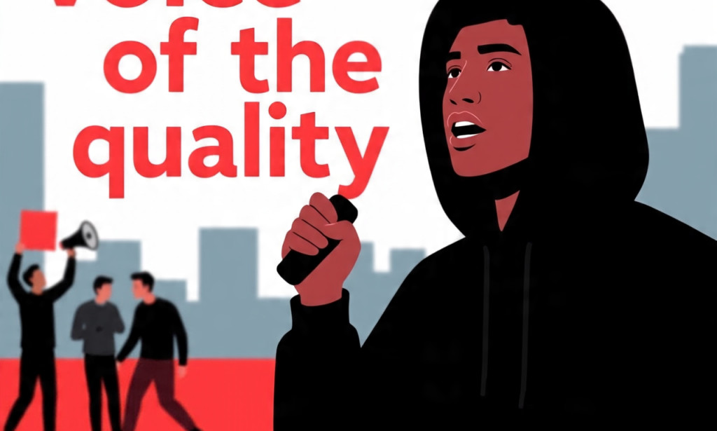 "The voice of equality: Building a world rooted in social justice"d in social justice