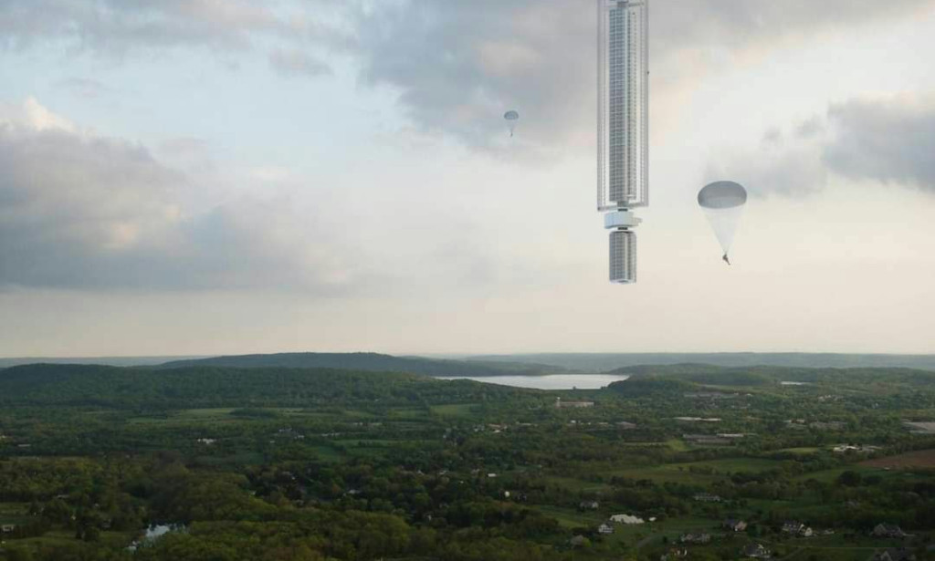 The world's first skyscraper that is not connected to the ground😱😳