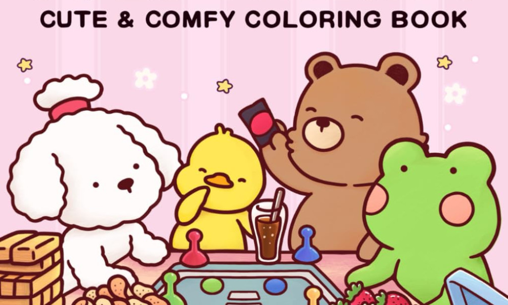 Cozy Friends Coloring Book: The Cute, Relaxing Bestseller Everyone Is Talking About