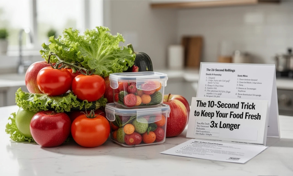 The 10-Second Trick to Keep Your Food Fresh 3x Longer