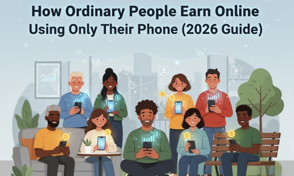 How Ordinary People Earn Online Using Only Their Phone (2026 Guide)