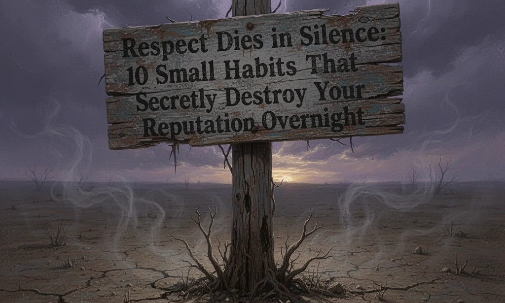 Respect Dies in Silence: 10 Small Habits That Secretly Destroy Your Reputation Overnight