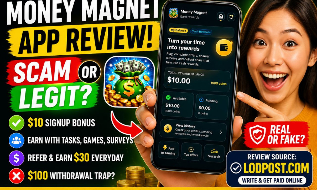 Money Magnet App Review – Scam or Legit? Withdrawal Proof – Real or Fake