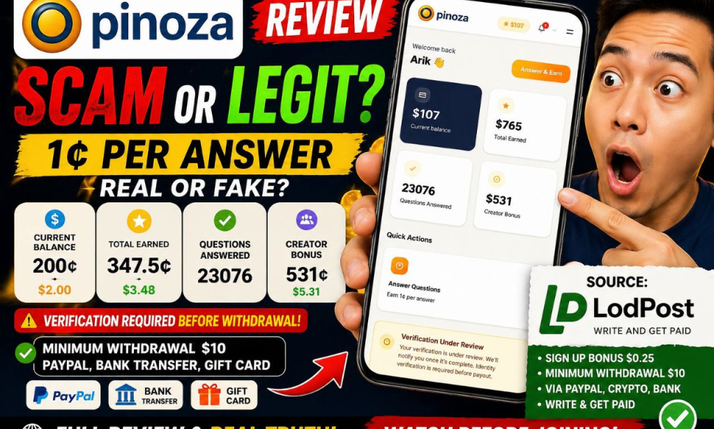 Opinoza Review 2026 – Scam or Legit? Withdrawal Proof – Real or Fake?