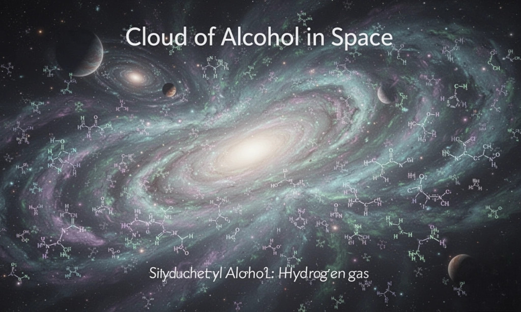 The Cloud of Alcohol in Space — The Galaxy Region That Could Fill Trillions of Bottles