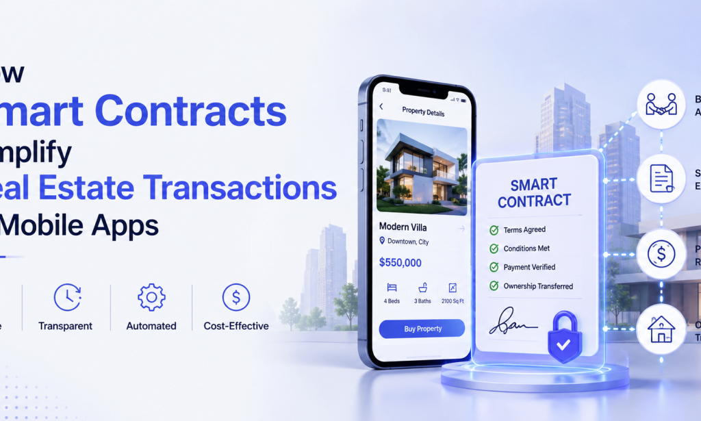 How Smart Contracts Simplify Real Estate Transactions in Mobile Apps?