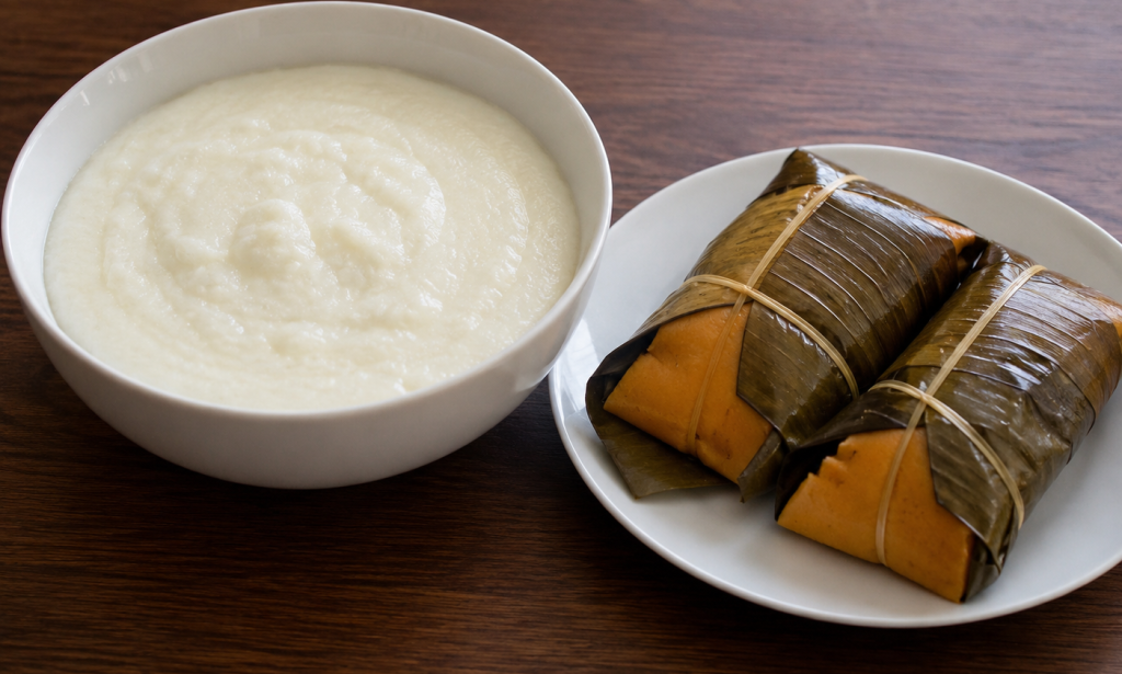 20 Nigerian Foods Under 1,500 Naira: Okpa + Pap – The 700 Naira Breakfast That Blocks Hunger Till 4pm