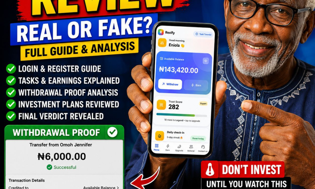 Rexify Review 2026: Real or Fake? Complete Login, Register, Withdrawal Steps & Payment Proof