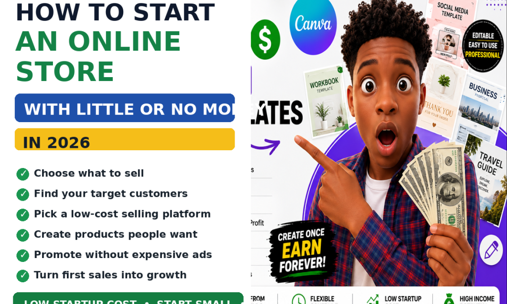 How to Start an Online Store With Little or No Money in 2026
