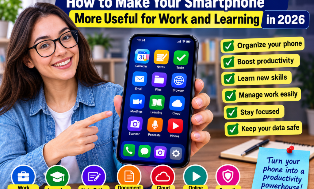 How to Make Your Smartphone More Useful for Work and Learning in 2026