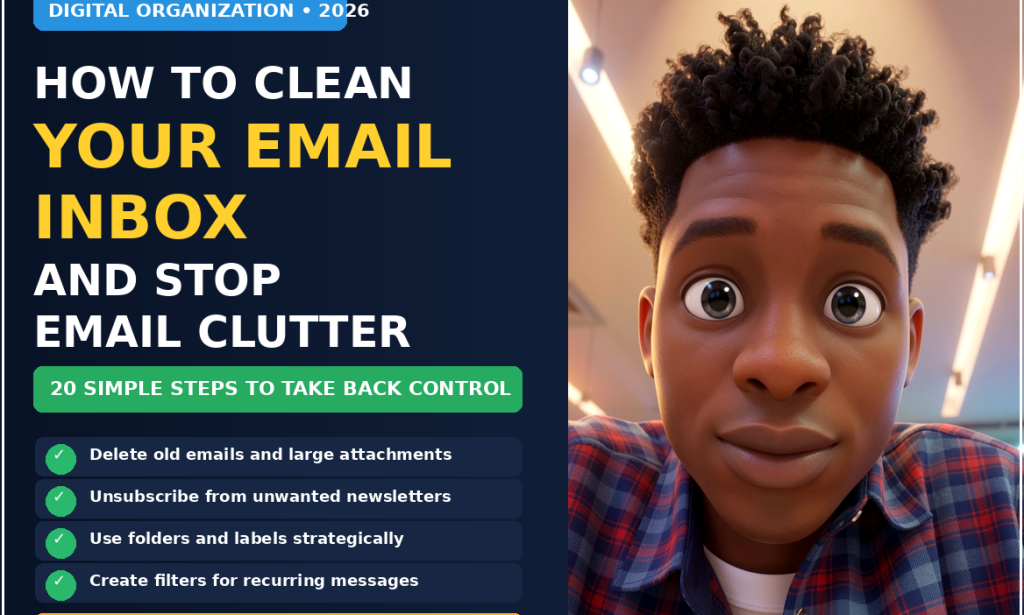 How to Clean Up Your Email Inbox in 2026: 20 Simple Steps to Stop Email Clutter