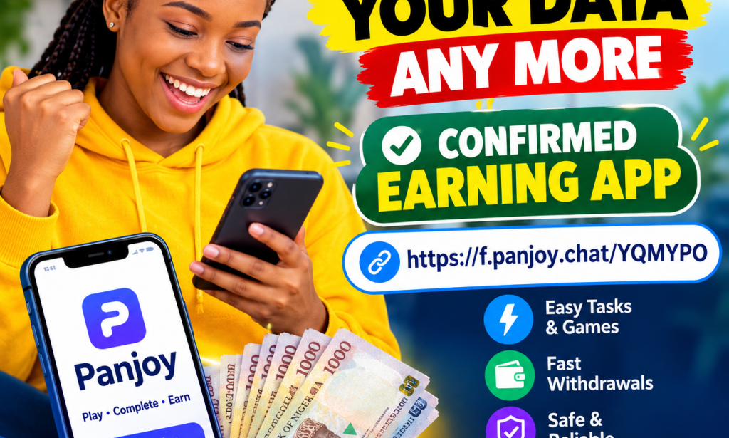 DON’T WAISTE YOUR DATA ANY MORE – CONFIRMED EARNING APP