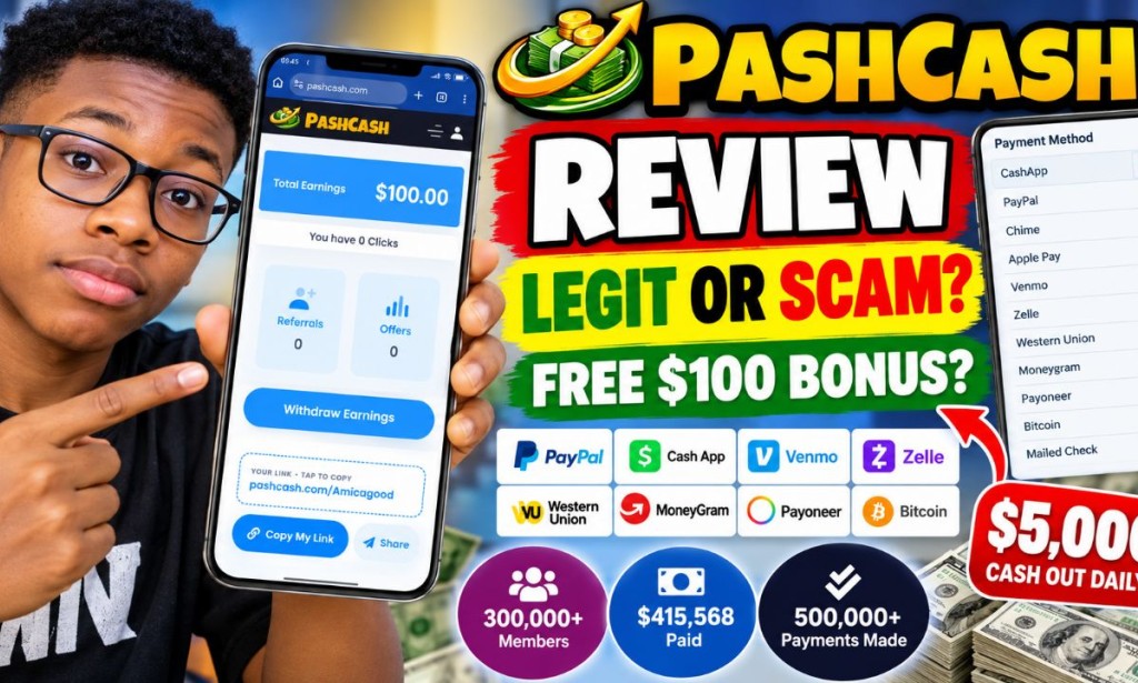 PashCash Review 2026: Legit or Scam? Can You Really Earn $100?